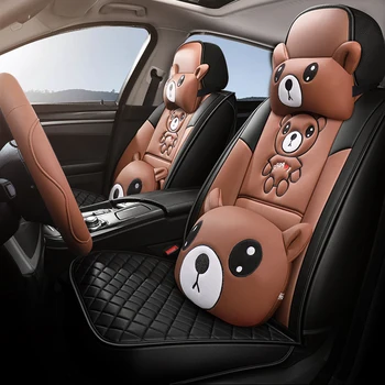 

Full Coverage Eco-leather auto seats covers PU Leather Car Seat Covers for subaru forester impreza legacy outback xv