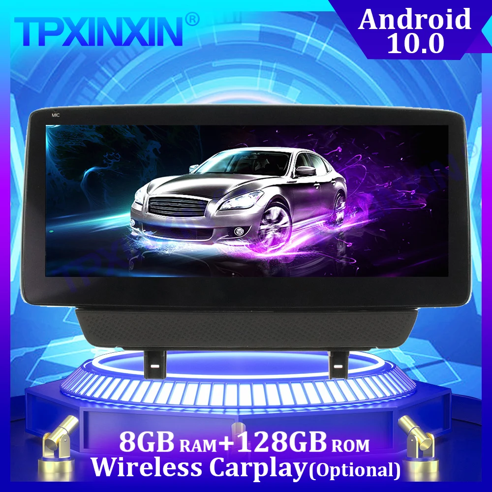 

Android 10 IPS 8G+128G For Mazda CX-3 2018-2020 Carplay Multimedia Player Stereo Tape Recorder GPS Navi Auto Radio Head unit DSP