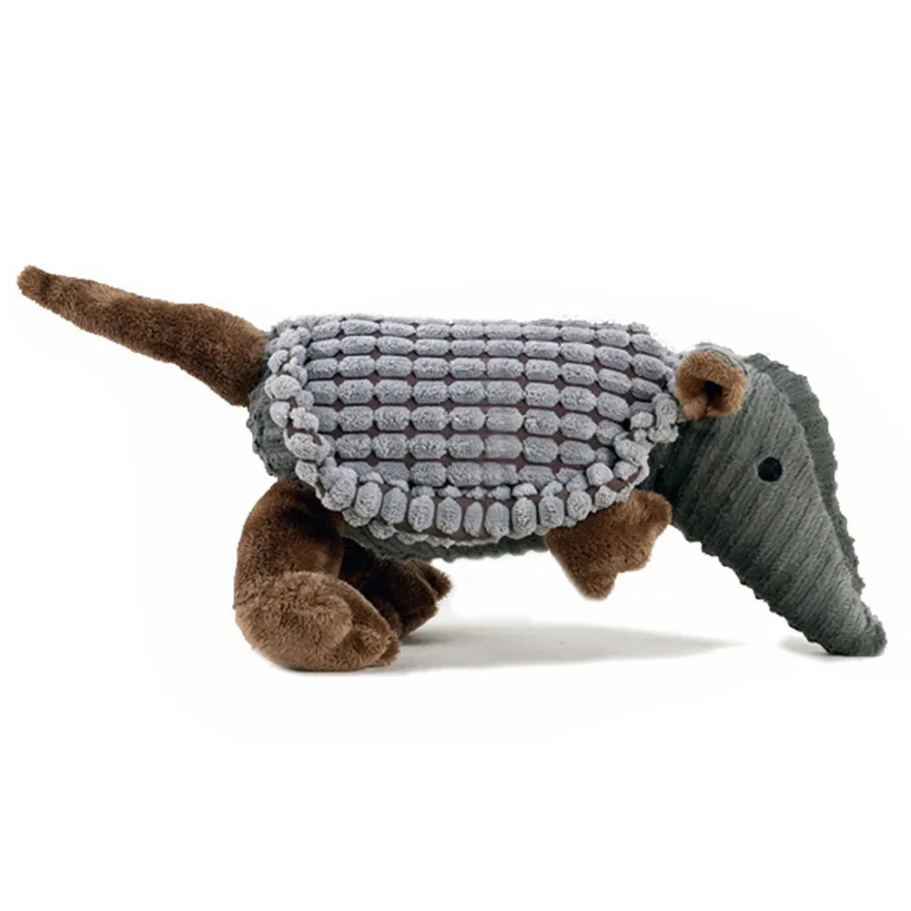 Милый писк Armadillo игра взаимодействие обучение прочная собака плюшевая игрушка внутренняя Чистка зуб открытый звук жевательный для домашних щенков кукла
