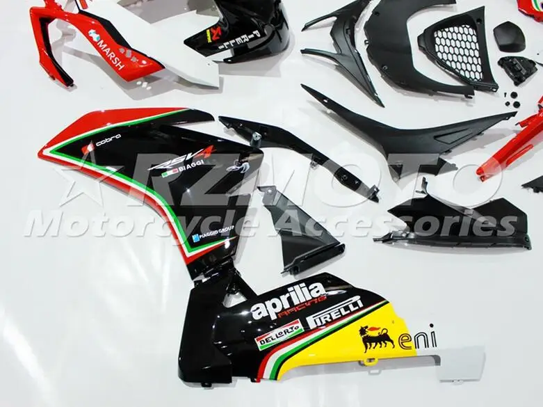 Полный комплект обтекателя мотоцикла подходит для Aprilia RSV4 1000 2010 2011 2012 2013 АБС-пластик стиль топа