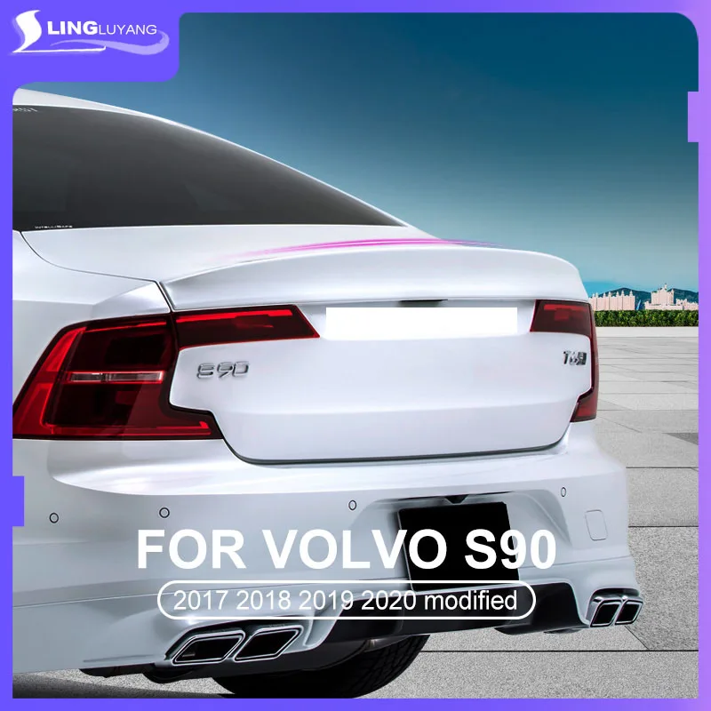 Модифицированный специальный спойлер для заднего крыла Volvo s90 2017 2018 2019 аксессуары