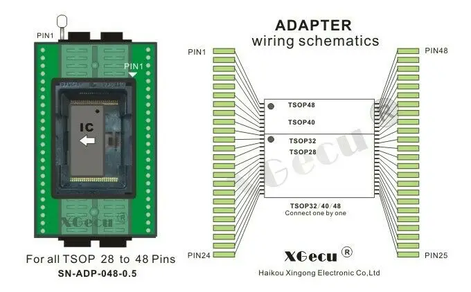 V12.63 XGecu T56 Programmer 56 Pin Drivers for PIC / NAND Flash / EMM