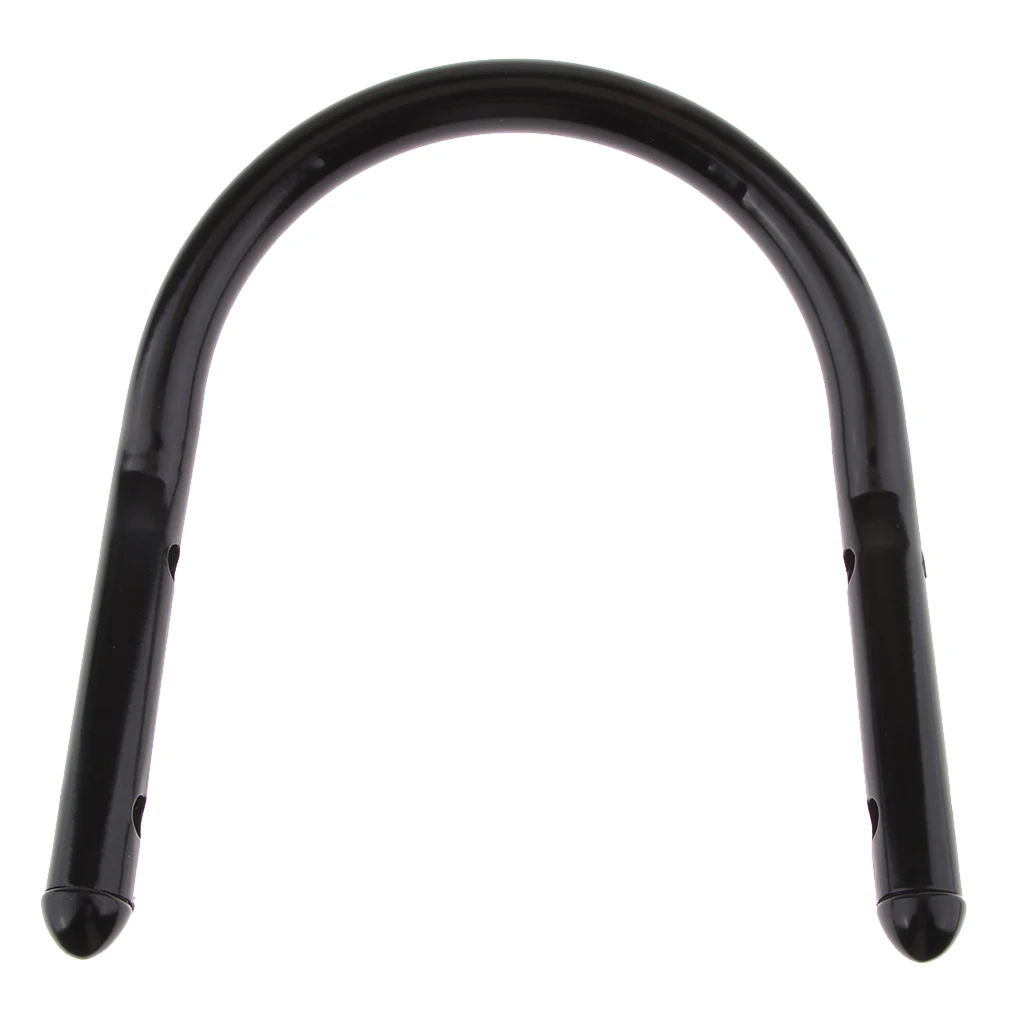 Black Metal Retro Cafe Racer Seat Frame Hoop Loop End Upswept for Honda CG/ZJ 125