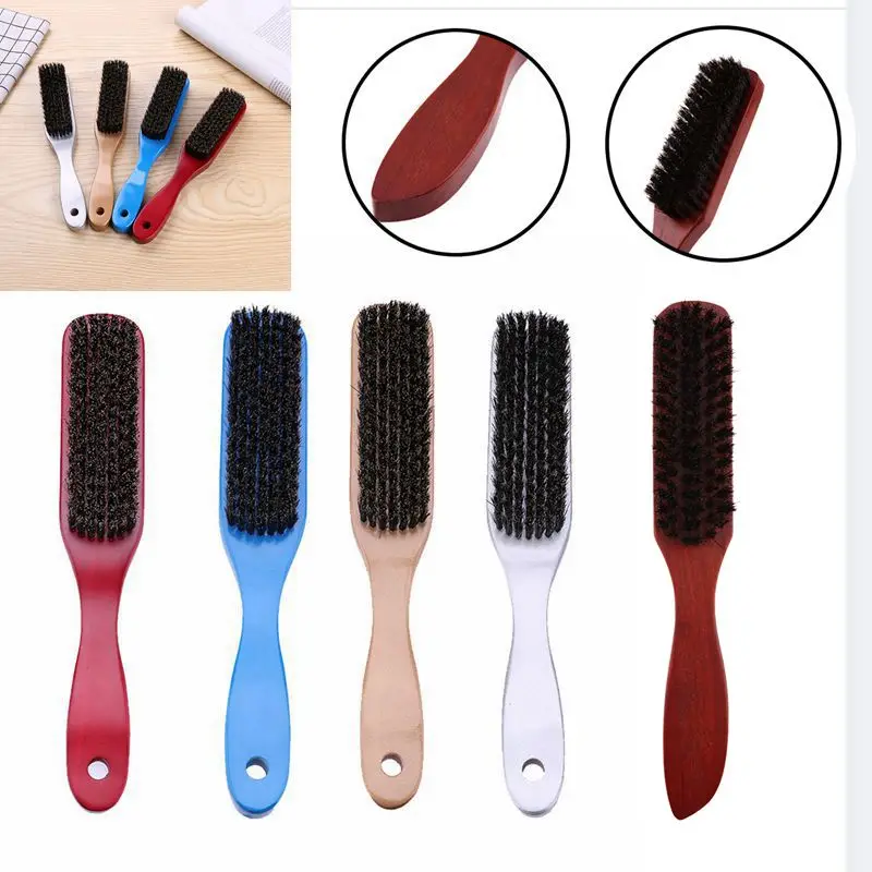 For Sale Combs Beard-Comb-Brush Hairdressing Boar Bristle Hard Women for Wood-Handle RbqjRLx7