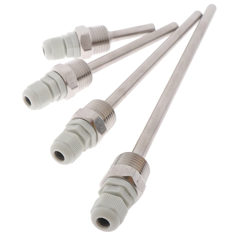 50-200mm Stainless Steel Thermowell 1/2" NPT Threads Temperature Sensors