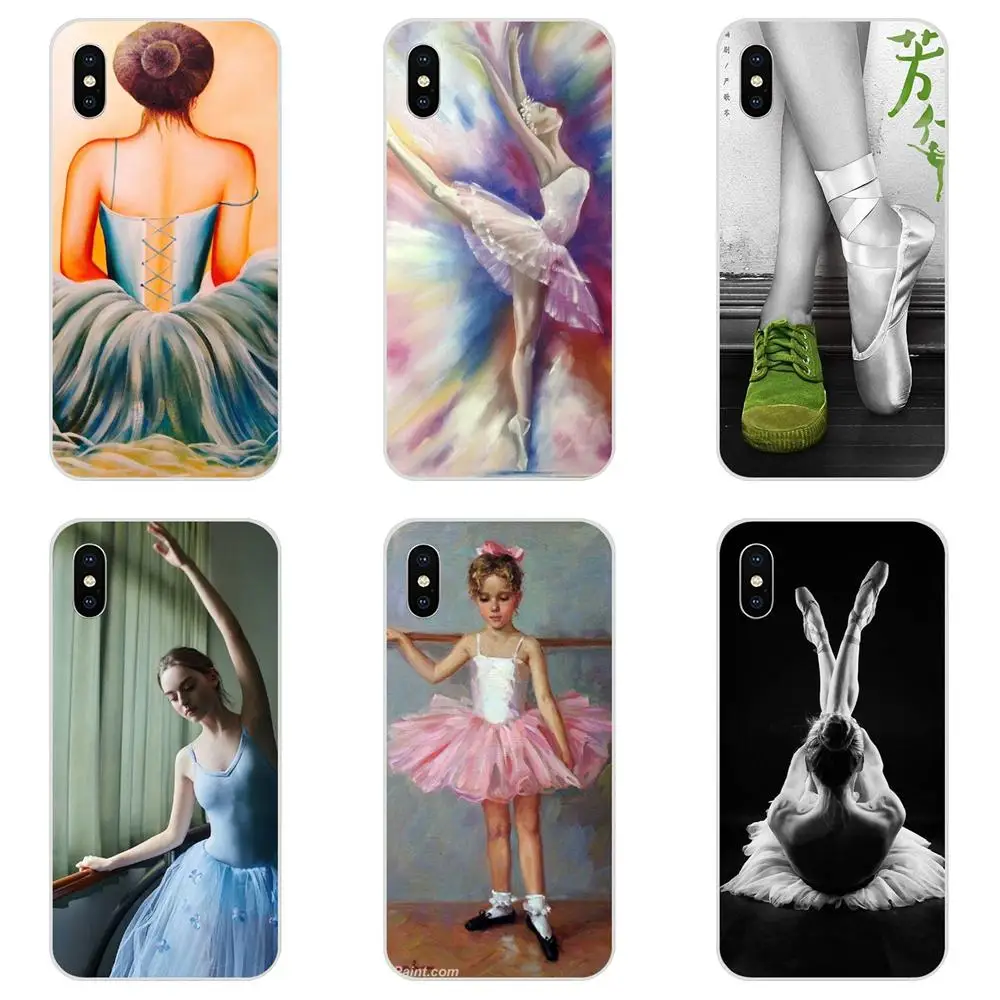 

Silicone Phone Bag Case For Xiaomi Redmi Note 2 3 3S 4 4A 4X 5 5A 6 6A Pro Plus Ballet Dance Girl Style
