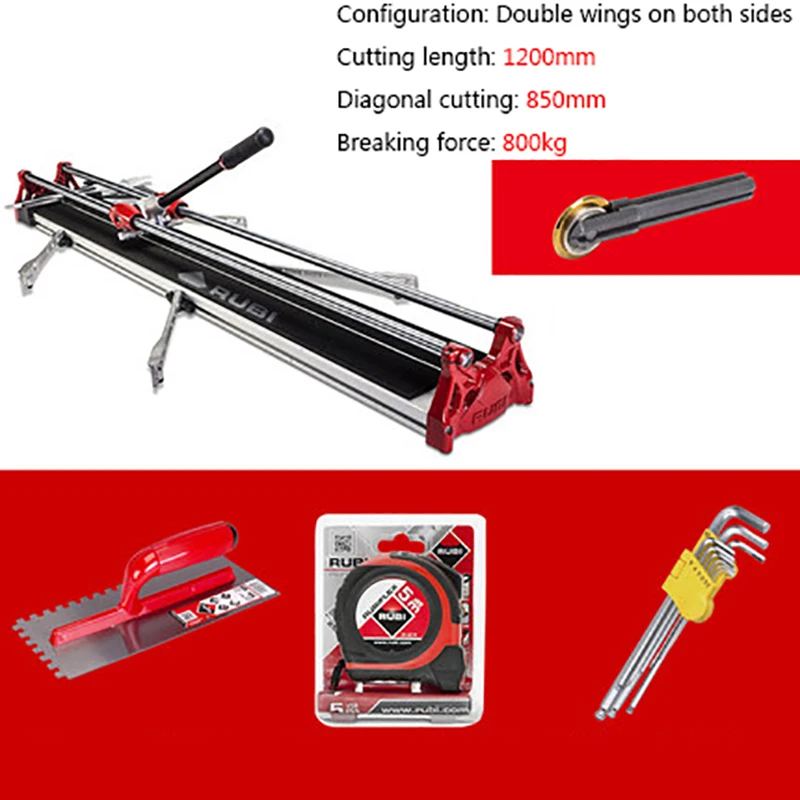 1200M Tile Cutter Manual Ceramic Tile Cutting Machine Push Type