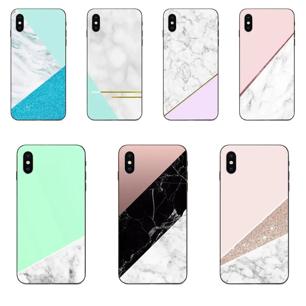 Арт Треугольники Colorblock (цветовой блок) Мрамор печатных для Huawei Honor 5A 6A 6C 7A 7C 7X 8A 8C 8X9