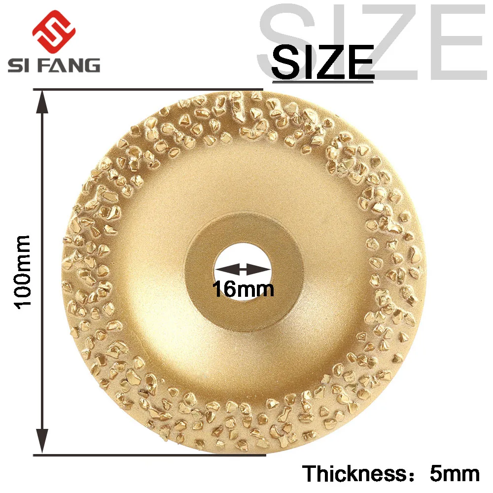 3pcs 100mm Diamond Grinding wheel Grinding Disc Abrasive Wheel Suitable 4inch Diamond Grinding Disc For Polishing Stone Tire Rubber