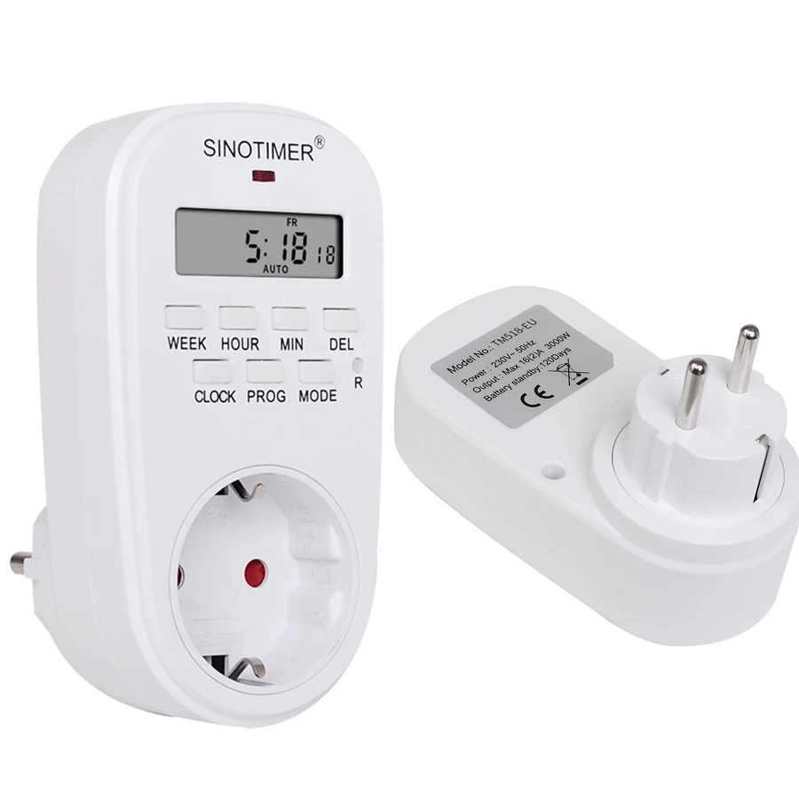 220 V 110 AC BR EU UK US IL IT Plug цифровой Еженедельный Программируемый Электрический
