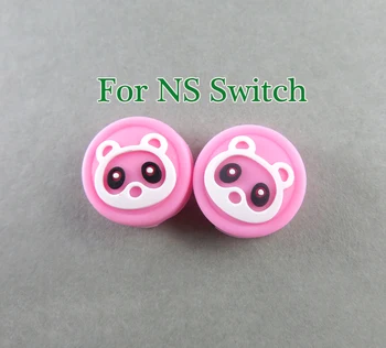 

200pcs Silicone Cap for Nintend Switch Joy Con Flower Chrysanthemum Bear Joystick Analog Stick Thumb Grips Cover for Switch Lite