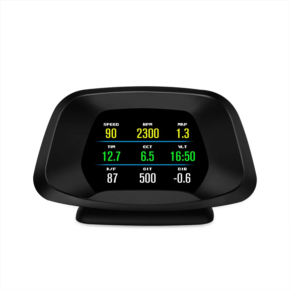 

Car Hud Head Up Display GPS Navigation OBD2 Scanner Digital Gauge Meter Brake Test Speed Projector Security Car Electronics