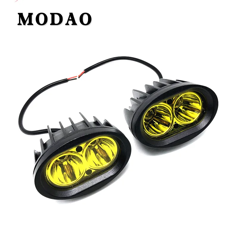 For HONDA CB150R CBR150R MSX125 CBR250RR CBR250 RR MSX 125 CBR 150R Modified motorcycle spotlight LED spotlight bracket - Цвет: Yellow light