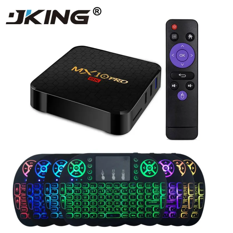 JKING новейший 6K tv BOX Android 9 0 Pro Allwinner H6 Четырехъядерный 4 ГБ 32 64 Гб HD медиаплеер 2 4G wifi