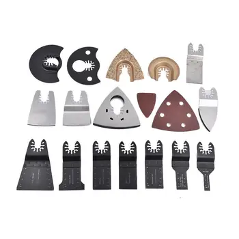 

High Carbon Steel Hard Alloy Oscillating Saw Blades Kits Multifunction Electric Tool Accessories For Wood Metal Plastic Cutting