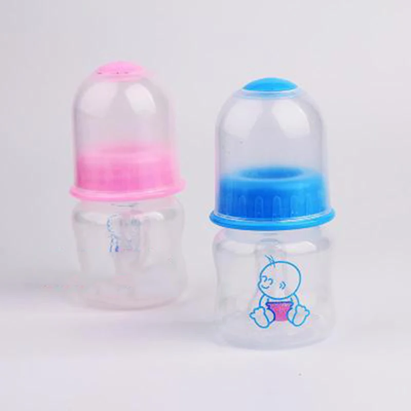Детские маленькие бутылочки для кормления новорожденных PP 60 мл Бутылочка для молока для малышей 0-6 м Тренировочная бутылочка для кормления сока мини-весы