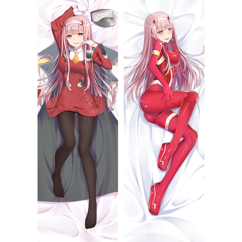 Sexy Darling in the FranXX Zero Two Anime Body Pillow Dakimakura Cover Bed Smooth Huggable Waifu