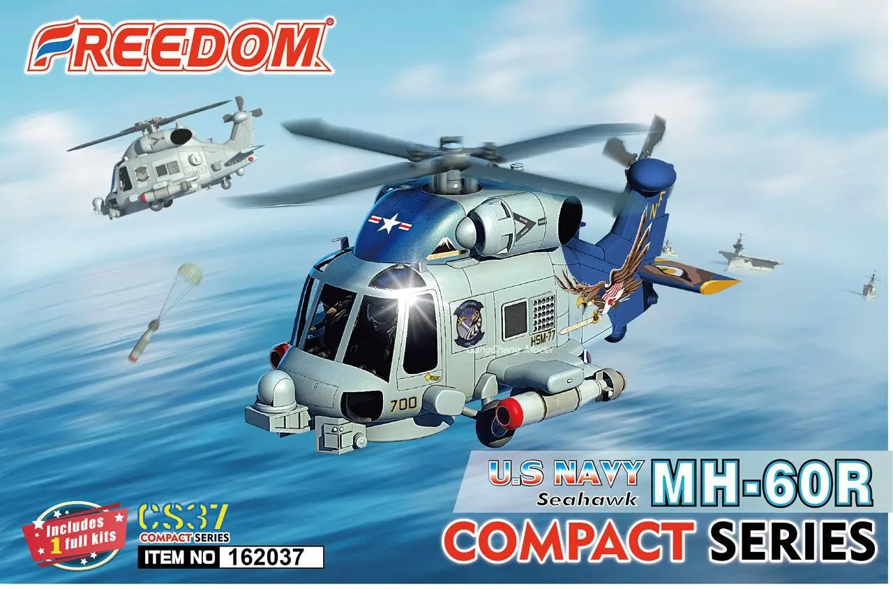 

FREEDOM F162037 COMPACT SERIES U.S.NAVY Seahawk MH-60R пластиковый набор моделей