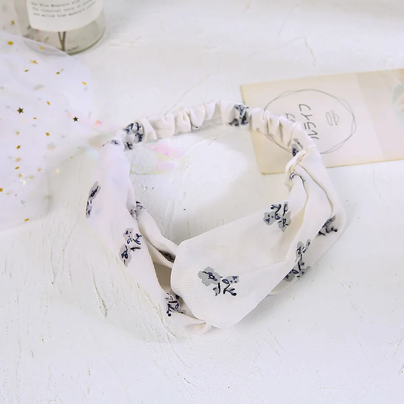 

1PC Fashion hot Women Hair Accessories Turban Headbands Bandanas Elastic Flower Prints Hairband Hair Bands Gum Hair for Girls