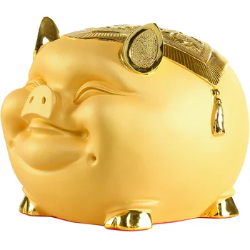 

Cute Pig Piggy Money Boxes Luxury Girls Childrens Bank Creative Large Safe Caja Dinero Seguridad Plastic Big Money Box KK60CX