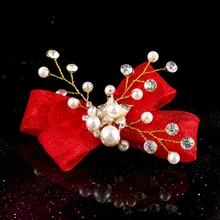 Детский головной убор, аксессуары для волос для девочек, повязка на голову для девочек, розовая боковая заколка, аксессуары для выступлений, резинки для волос, заколки для волос, детские заколки