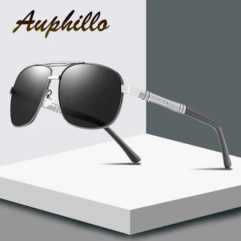 

Sunglasses Men Brand Designer Metal Alloy Square Sunglasses Men Polarized Driving Fishing Glasses UV400 gafas de sol hombre A197