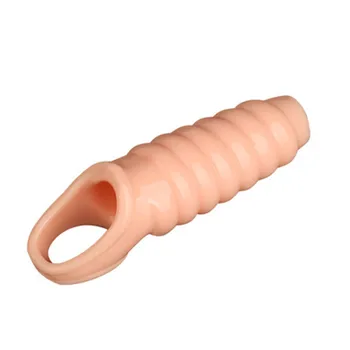 Dick Vibrating Sleeve For Men Dildo Extender Reusable секс игрушк Intimate Goods Peni Enlargement Rings Cock Silicone Adult Toys 6