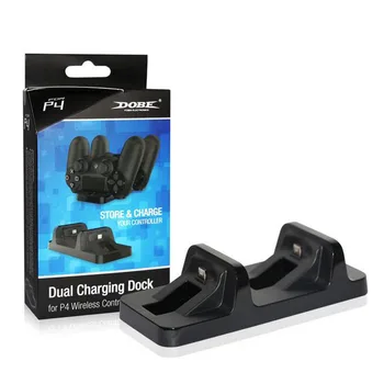 

Dual Micro USB Ports Charging Holder Gamepad Dock Charger Stand + Cable for Sony Playstation Dualshock 4 PS4 Slim Pro Controller