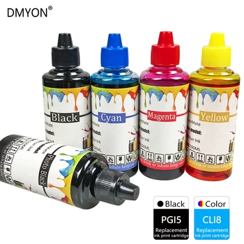 

DMYON PGI5 CLI8 Ink Refill Kit Compatible for Canon IP3300 4200 4300 4500 5100 5200R 5300 6700 7500 7600 MP530 600R 610 Printer