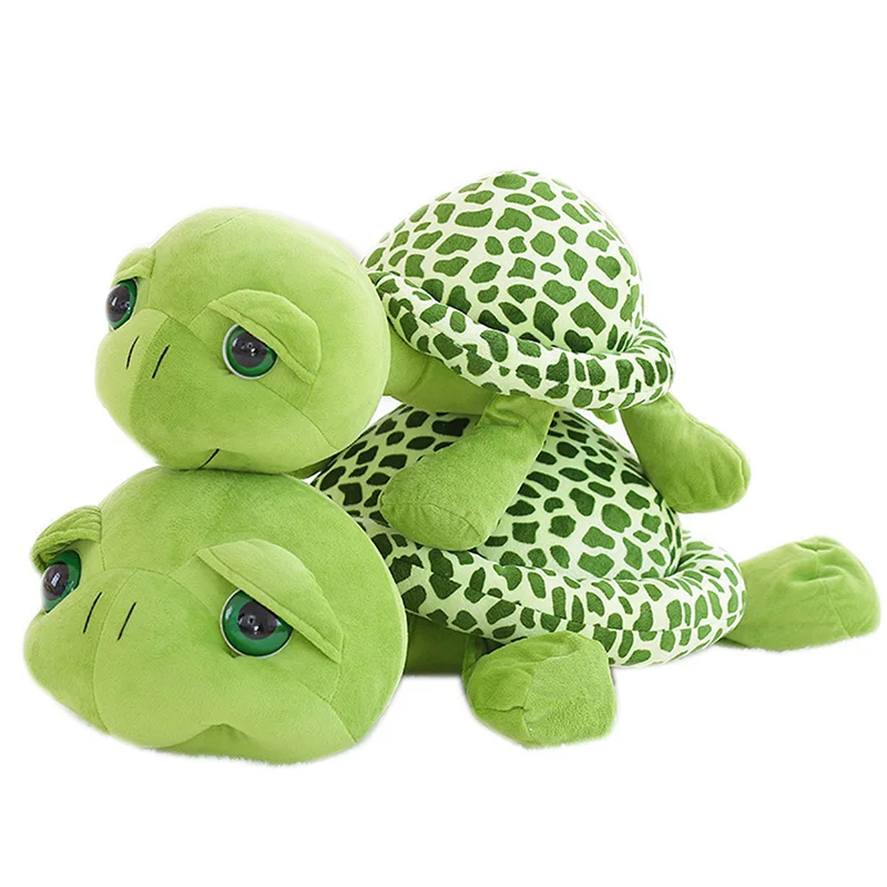 Dorimytrader Горячая гигантская черепаха Фаршированные игрушки Куклы Jumbo Animal Big Eye Turtle