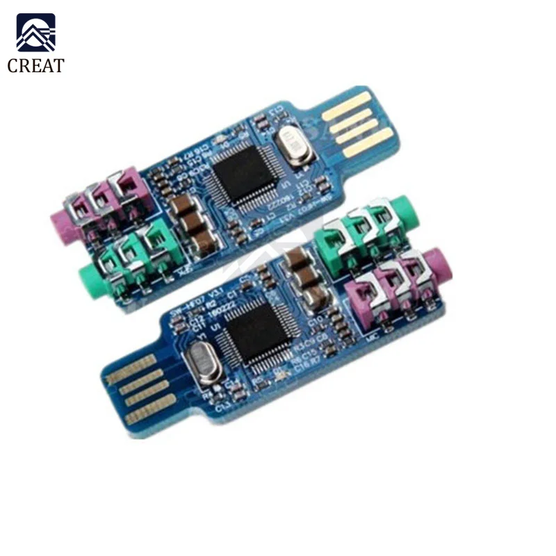 USB-накопитель CM108 Бесплатная Звуковая карта для ноутбука компьютера внешний