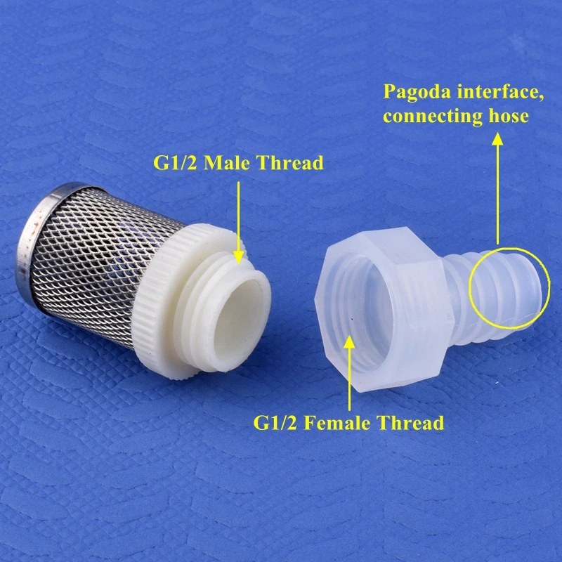 Water Pipe Connector G1/2 To 4~20mm Aquarium Garden
