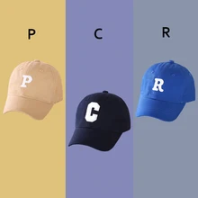 

Letter Embroidery Children's Baseball Hat Autumn Spring Summer Ins Lovely Student Girl Boy Hat Baby DuckTongue Cap 2-6T