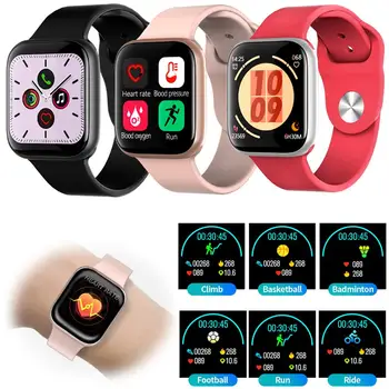 

2020 Version Bluetooth Smart Watch Sports Activity Fitness Tracker Heart Rate Blood Pressure Monitor for Men Women