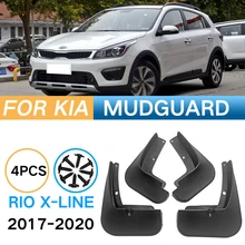 

For KIA Rio X-Line KX COROSS 2017-2020 Mud Flaps Mudflaps Splash Guards Front Rear Mudguards Fender Car Accessories