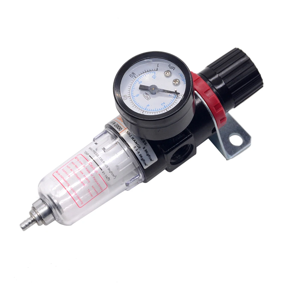 

AFR2000 Pneumatic Filter Regulator Air Treatment Unit Pressure Switches Gauge AFR-2000