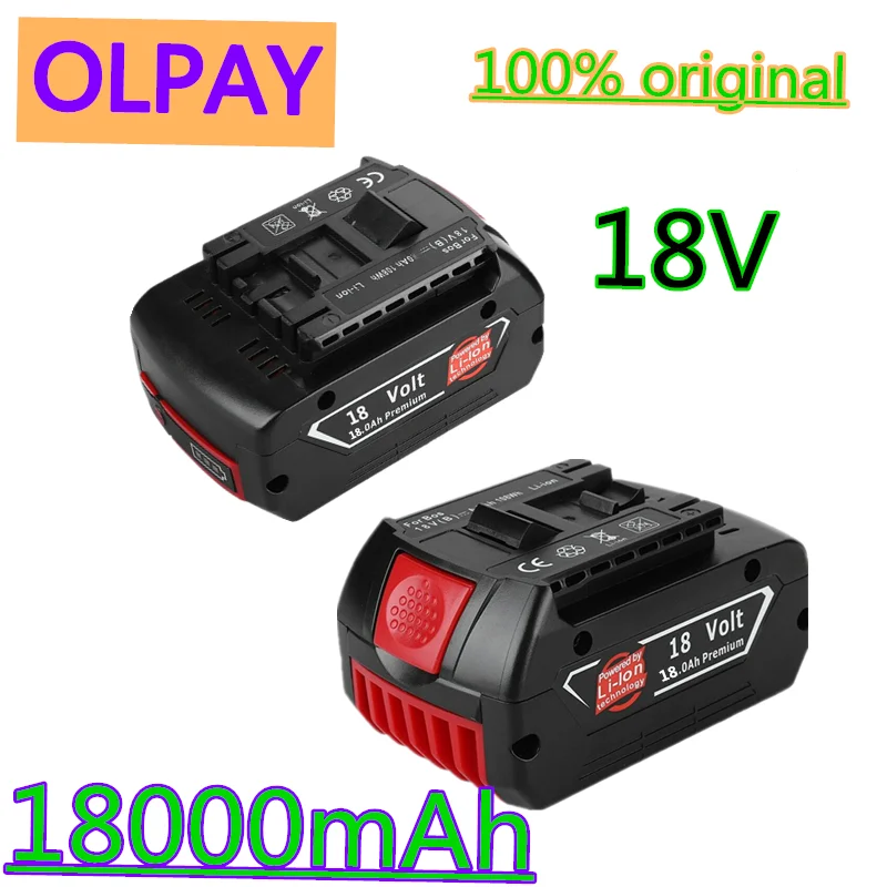 18V 18000mAh Rechargeable Li ion Battery For Bosch 18V Battery Backup