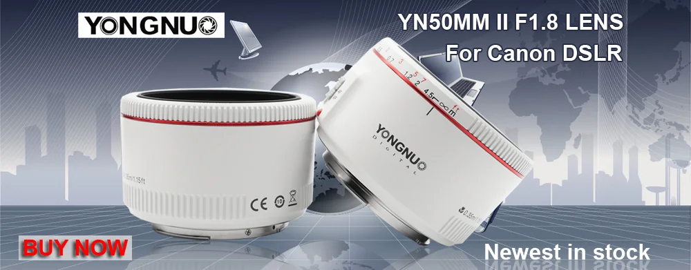 YONGNUO YN50mm F1.8 II фиксированный EF с большой апертурой объектив камеры для Canon эффект боке AF MF 50 мм объектив для EOS 70D 5D2 5D3 600D DSLR