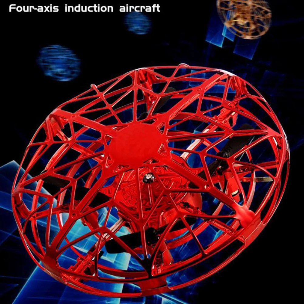 Мини-Дрон анти-столкновения Летающий вертолет волшебный ручной НЛО-шар самолет зондирования индукционный Дрон дети электрическая электронная игрушка
