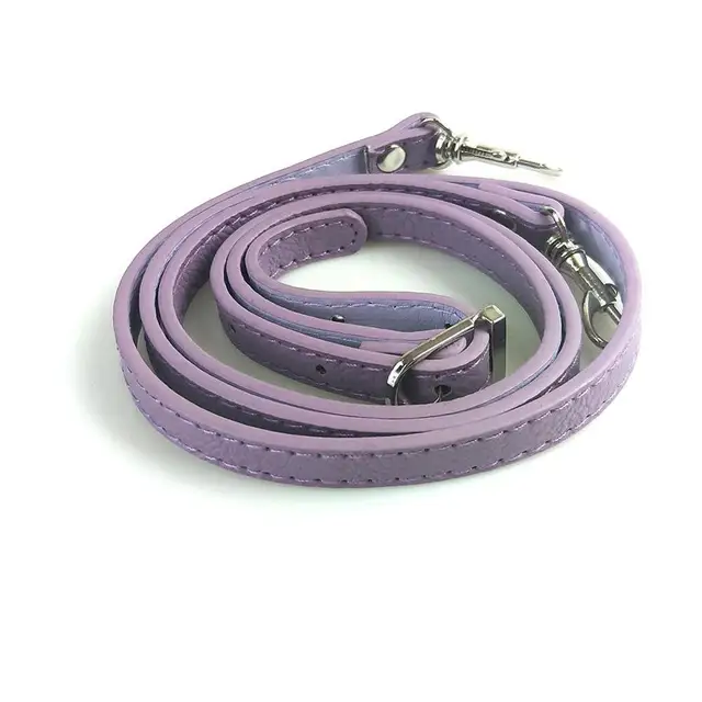 New 138cm Long PU Leather Shoulder Bag Strap bag Handles DIY Replacement Purse Handle for Handbag Belts Strap Bag Accessories 22 (purple 120cm)