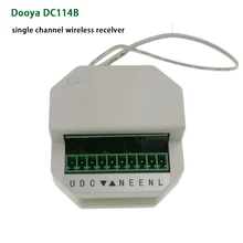 Spedizione gratuita DC114B AC 230V ricevitore wireless a canale singolo, adatto per tutti i telecomandi dell'emettitore Dooya