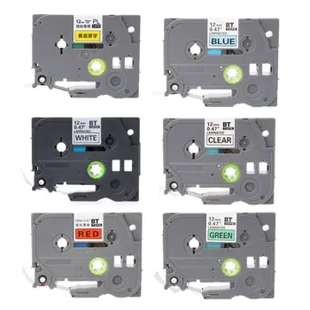 

8m Label Tape Tze-231 431 531 631 Width12mm For Brother P-touch Printer Ribbon