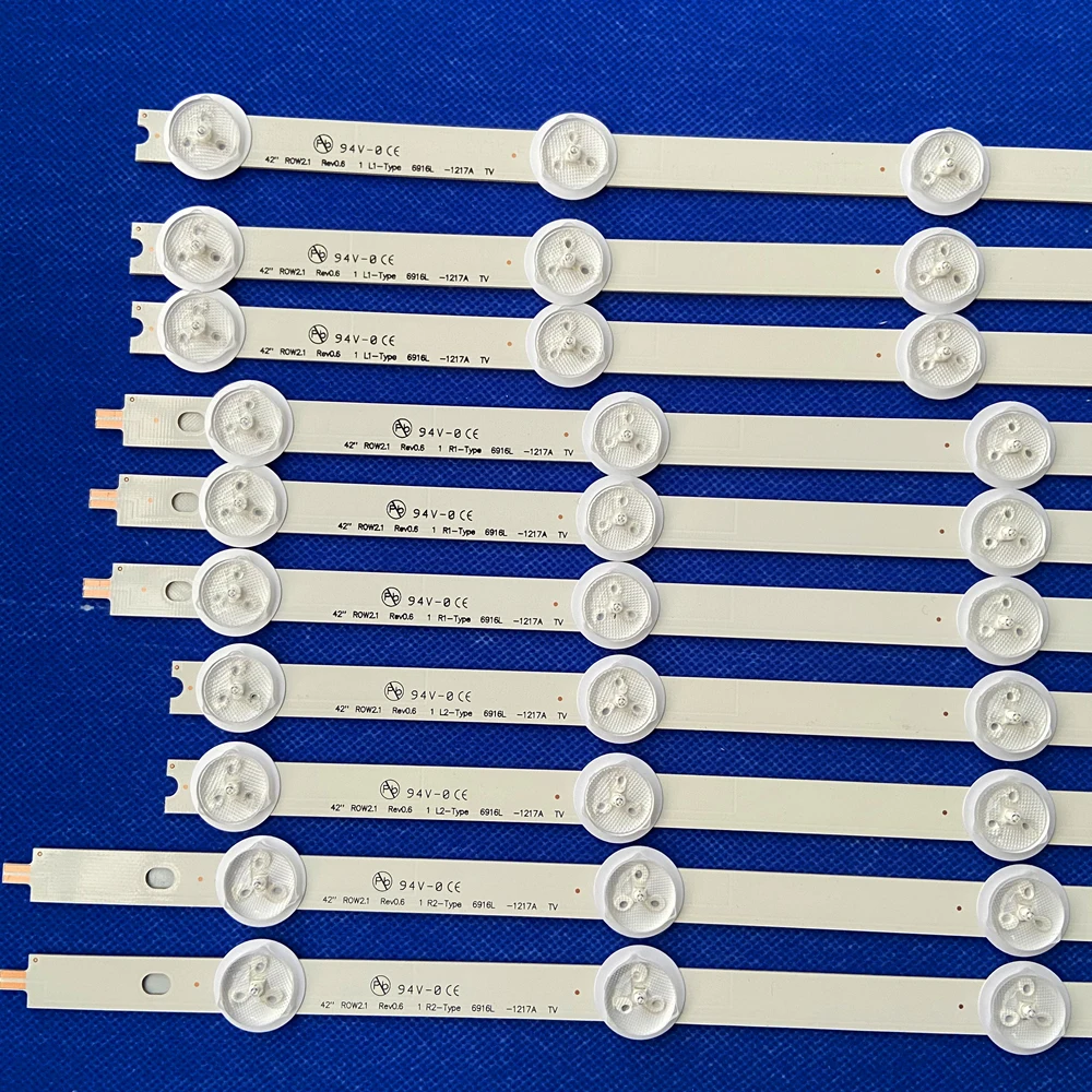 6 комплектов = 60 шт. для LG 42 дюйма ТВ 6916L-1338A/1339A/1340A/1341A 6916L-1214A/1215A/1216A/1217A 42LN540V 42LN613V 42LN575S 42LN540S