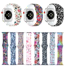 Ремешок для apple watch 38 мм 42 мм iwatch 4 ремешка 44 мм 40 мм спортивный силиконовый браслет аксессуары ремешок для часов apple watch 4 3 2 1