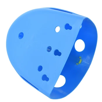 

New New Funny Security Plastic Baby Kids Bath Toy Scoop Storage Hanging box(blue)