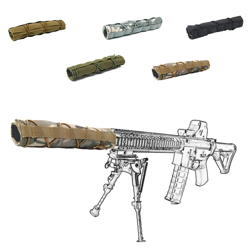 Тактический Защитный чехол для глушителя нейлоновый быстросъемный глушитель