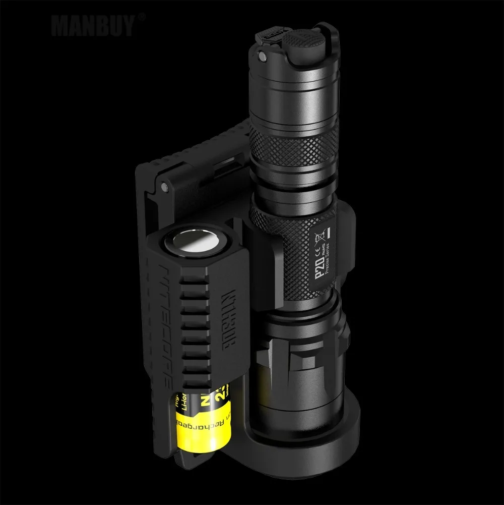 Тактический светодиодный фонарик NITECORE P20/P20UV + NTH30B 800 лм|tactical led flashlight|nitecore p20led
