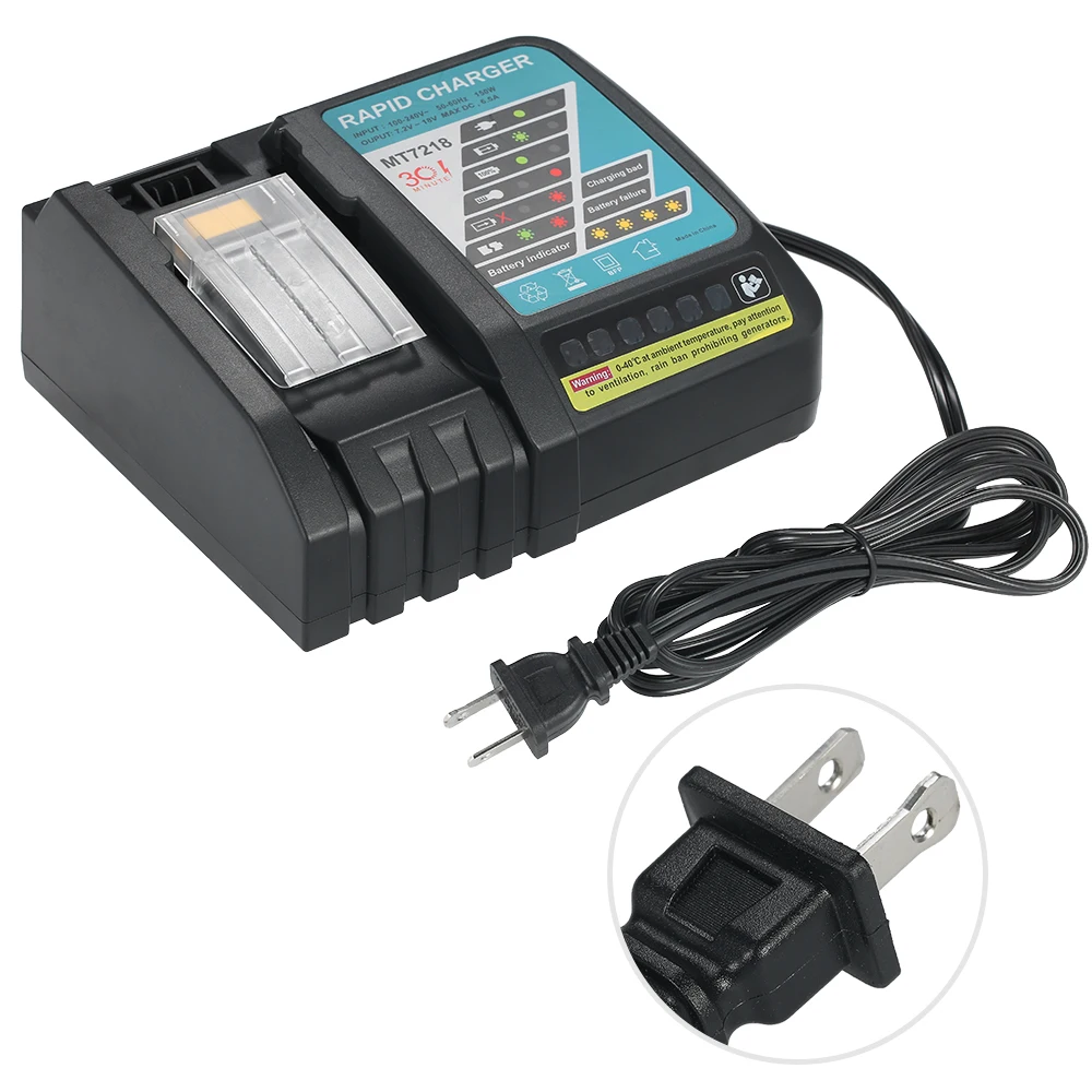 

Hot New 6.5A Rapid Li-ion charger for 14.4V-18V Makita power tools battery Replacement for Electric Screwdriver power tool Acces