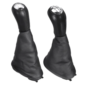 

Car Gear shift knob For Renault Clio 2 3 Megane 2 Scenic 2 Kangoo 2009 Gloss Matt Cap With Dust Cover Pu Leather Pens Gaiter