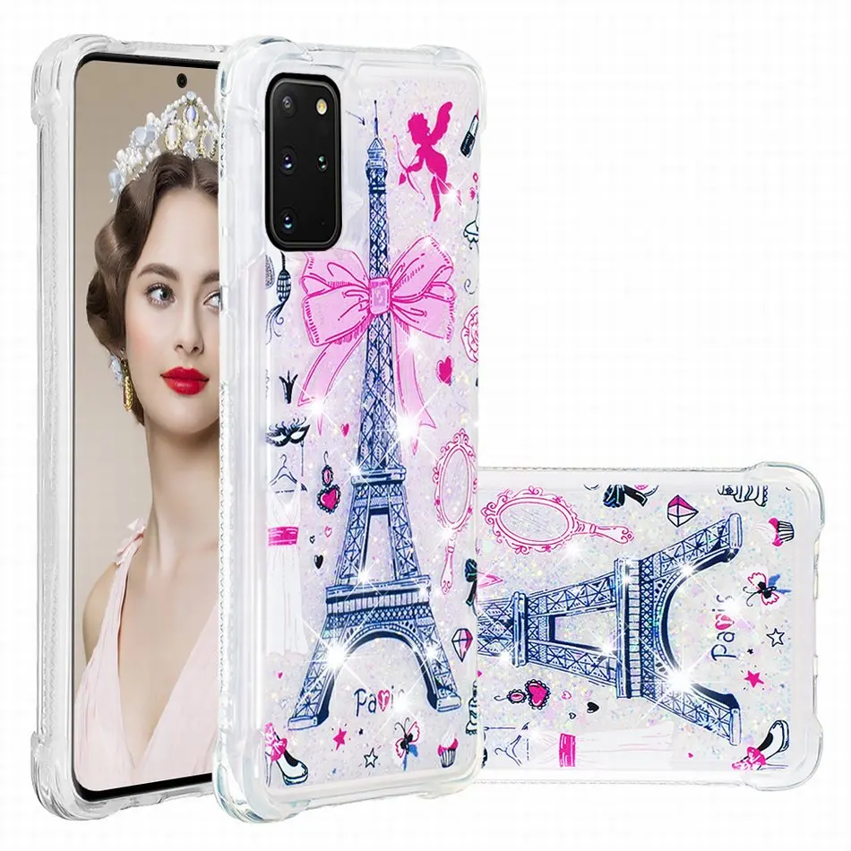 Милая задняя крышка для Samsung Galaxy A3 2016 A5 2017 G530 бабочка Сова Блестящий Жидкий чехол